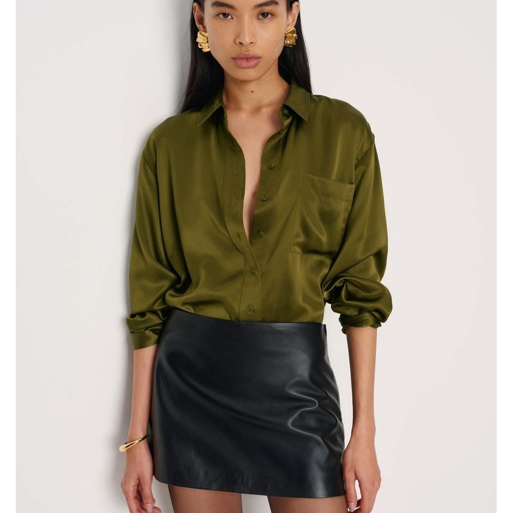 NWT Reformation Eli Blouse